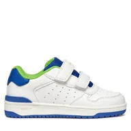 Buty dla chłopców - Sneakersy Geox WashibaJ46LQA 000BC C0293 S Biały - miniaturka - grafika 1