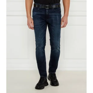 HUGO Jeansy 734 Extra slim fit - Spodnie męskie - miniaturka - grafika 1