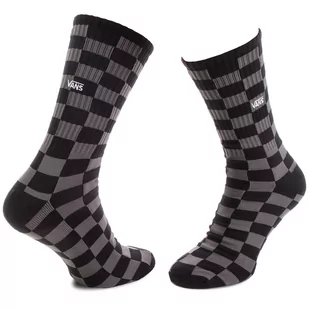 VANS Skarpety Wysokie Męskie Checkeboard Crew VN0A3H3OBA5 Black/Charco - Skarpetki męskie - miniaturka - grafika 1