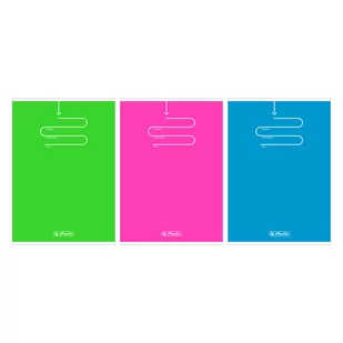 Herlitz Zeszyt A5 60 Linia Neon Color Blocking 9583220 - Zeszyty szkolne - miniaturka - grafika 1