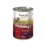 Mokra karma dla psów - FamilyFirst Wołowina+burak+monoproteina adult 400g - miniaturka - grafika 1