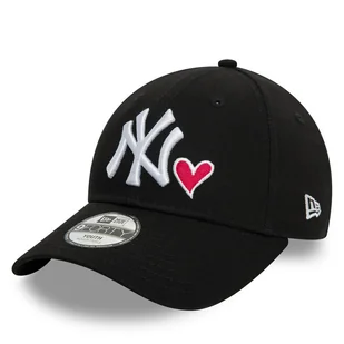 Czapka z daszkiem New Era Jr Icon 9FORTY New York Yankees 60565278 Czarny - Czapki dla dzieci - miniaturka - grafika 1