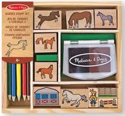Zabawki kreatywne - Melissa&Doug Konie, pieczątki, zestaw - miniaturka - grafika 1