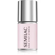 Lakiery hybrydowe - Semilac One Step Hybrid 3w1 Écru S255 5ml - miniaturka - grafika 1