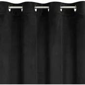 Zasłony - Zasłona EUROFIRANY Ariadna 140 x 250 cm Czarny - miniaturka - grafika 1