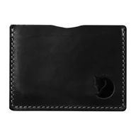 Kosmetyczki, organizery i kuferki - Skórzane etui na karty płatnicze Fjallraven Fjallraven Ovik Card Holder black - ONE SIZE - miniaturka - grafika 1