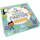 Kredki, ołówki, pastele i pisaki - Auzou Zestaw Artystyczny Z Kredkami I Flamastrami Uczę Się Rysować 500623 - miniaturka - grafika 1