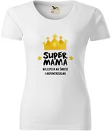 Gadżety dla niej i dla niego - Koszulka dla Mamy Super mama - miniaturka - grafika 1