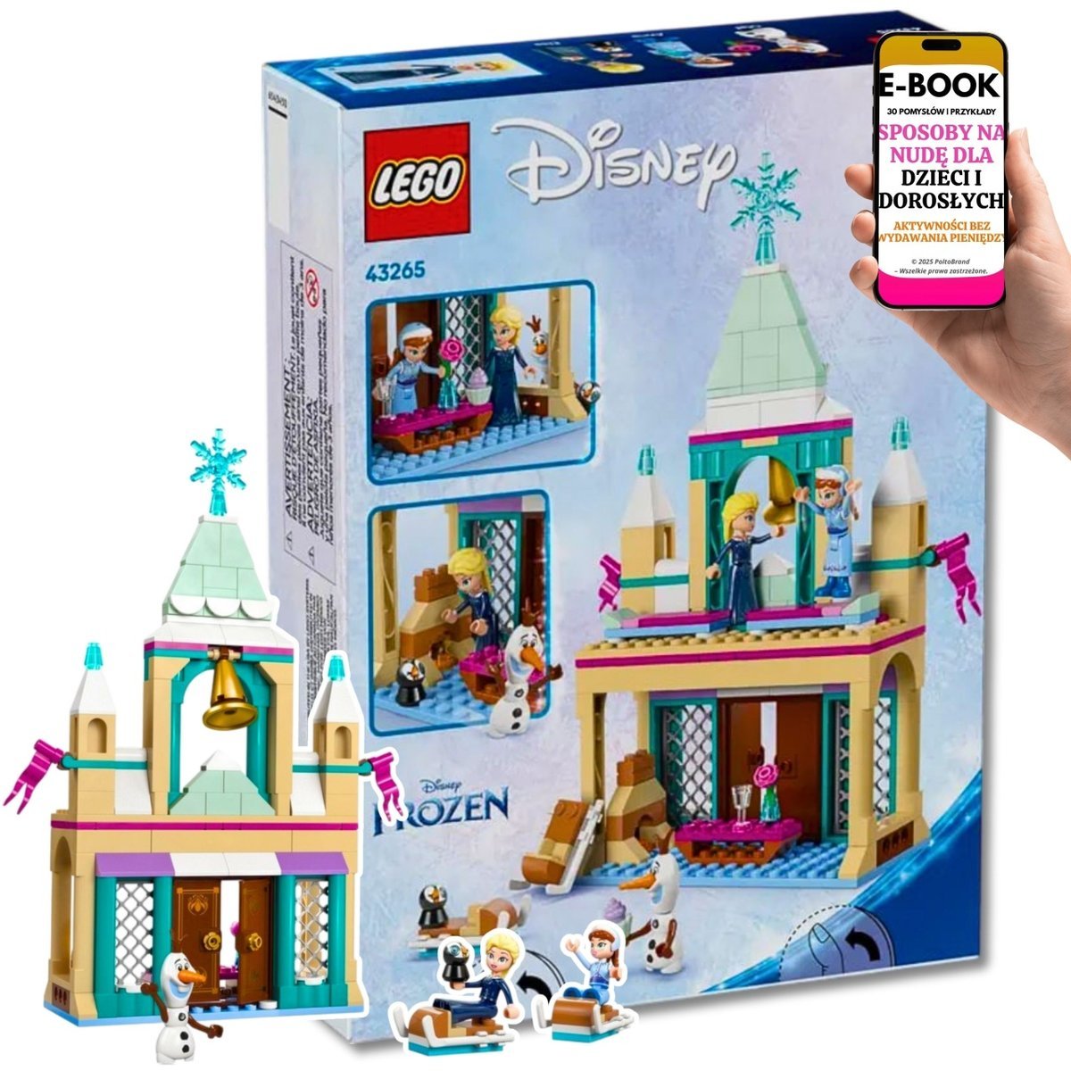 Magiczna zabawa z LEGO Kraina Lodu Zamek w Arendelle 43265– Dla Dzieci 5+ kochających Disney + EBOOK-3