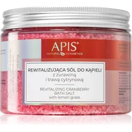 Kosmetyki do kąpieli - Apis REWITALIZUJĄCA SÓL DO KĄPIELI Z ŻURAWINĄ I TRAWĄ CYTRYNOWĄ - miniaturka - grafika 1