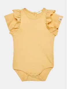 United Colors Of Benetton Body dziecięce 3P4ZAB00D Żółty Regular Fit - Body dla niemowląt - miniaturka - grafika 1