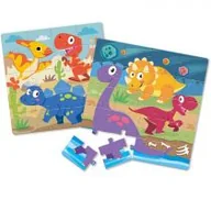 Puzzle - Puzzle magnetyczne 20 el. Dinozaury Askato - miniaturka - grafika 1