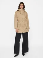 Kurtki damskie - Vila Parka Kahara 14089615 Beżowy Regular Fit - miniaturka - grafika 1