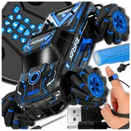 Zabawki zdalnie sterowane - Samochód Sterowany Ręką Gestami + Pilot Auto 4x4 Rc Duże Koła Drift Car - miniaturka - grafika 1