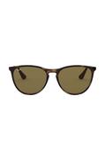 Okulary dla dzieci - Ray-Ban okulary przeciwsłoneczne dziecięce Junior Erika kolor brązowy 0RJ9060S - miniaturka - grafika 1