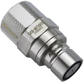 Chłodzenie wodne - Chłodzenie wodne Koolance QD3 szybkozłączka prosta męski na 13/10mm - no-spill, srebrny QD3-MT10X13 - miniaturka - grafika 1