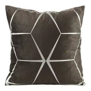 Poszewka 45 x 45 Eurofirany Velvet Blink28 C. Brąz - Poszewki na poduszki - miniaturka - grafika 1