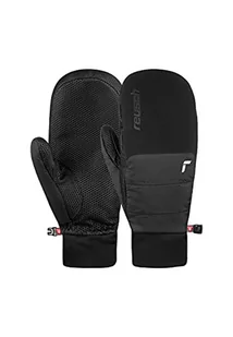 Reusch Unisex Kavik rękawiczki kompatybilne ze smartfonami, bardzo ciepłe, wiatroszczelne i oddychające rękawiczki zimowe, czarne/srebrne, 7,5 - Rękawiczki - miniaturka - grafika 1