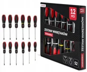 Śrubokręty - SCHMITH SCH01S03012 ZESTAW WKRĘTAKÓW 12 SZTUK MAGNETYCZNE KOŃCÓWKI - miniaturka - grafika 1