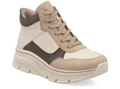 Sneakersy damskie - Botki sneakersy damskie Rieker N48002-60 ocieplane skórzane na zamek-39 - miniaturka - grafika 1