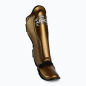 Ochraniacze do sportów walki - Ochraniacze piszczeli Top King Super Snake black/gold - miniaturka - grafika 1