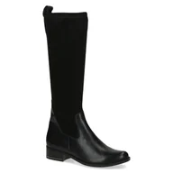 Kozaki damskie - Kozaki damskie długie czarne ze streczem Caprice 25514-41-37,5 - miniaturka - grafika 1