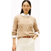 Swetry damskie - Tommy Hilfiger Wełniany sweter | Regular Fit - miniaturka - grafika 1