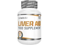 Witaminy i minerały dla sportowców - BioTech Liver Aid 60 tablets - miniaturka - grafika 1