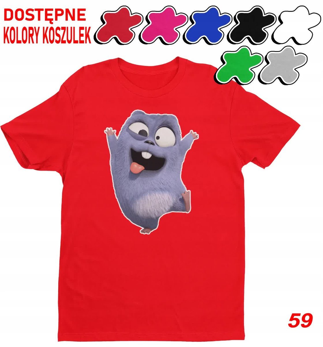 Dziecięca Koszulka Z Nadrukiem Duży Wybór Lemingi Grizzly -M 134-140