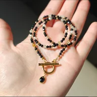 Naszyjniki - Klasyczny turmalin cytryn - miniaturka - grafika 1