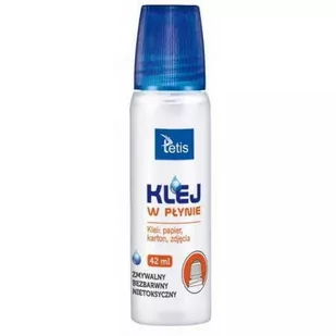 Tetis Klej w płynie 42ml p12. - Artykuły biurowe - miniaturka - grafika 1