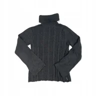 Swetry damskie - Wciągany sweter damski golf CALVIN KLEIN M - miniaturka - grafika 1