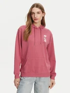 Bluzy damskie - Roxy Bluza ERJFT04952 Różowy Regular Fit - miniaturka - grafika 1