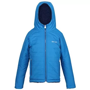 Regatta Dziecięca kurtka Spyra Veste Capuche Junior Légre Et izolująca Avec Design Réversible Jacket niebieski Imperial Blue (Deep Space Reverese). FR : L (Taille Fabricant : 7-8) RKN101_ImprialBlu(DpSpacRvrs)_7-8 - Kurtki i płaszcze dla dziewczynek - miniaturka - grafika 1