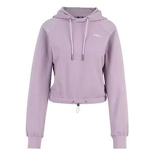 FILA Damska bluza z kapturem BAALBERGE Cropped Hoody, Fair Orchid, M, Fair Orchid, M - Bluzy damskie - miniaturka - grafika 1