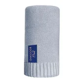 Koce i narzuty dla dzieci - BOCIOLAND Kocyk bambusowy Paris Baby Grey 80x100cm - miniaturka - grafika 1