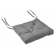 Poduszki na krzesła - Poduszka na krzesło Luck szare 40 x 40 x 6 cm Inspire - miniaturka - grafika 1