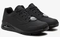 Sneakersy męskie - Buty sneakersy męskie SKECHERS UNO SR SUTAL wygodne czarne 44 EU - miniaturka - grafika 1