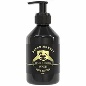 Szampony dla mężczyzn - Beard Monkey Hair & Body Oud & Saffron (250 ml) - miniaturka - grafika 1