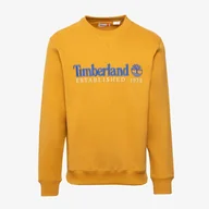 Bluzy męskie - TIMBERLAND BLUZA EMBROIDERY LOGO BRUSH BACK CREW NECK - Timberland - miniaturka - grafika 1