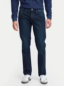 Spodnie męskie - Blend Jeansy 20717301 Granatowy Slim Fit - miniaturka - grafika 1