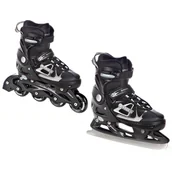 Rolki - Rolki Łyżwy 2w1 Raven Spirit Black/White 40-43 - miniaturka - grafika 1