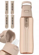 Butelki filtrujące - Zestaw Butelka Dafi Solid cappuccino barwiona 0,7l + 4x filtr - miniaturka - grafika 1