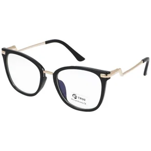 Okulary kocie do komputera damskie z filtrem BLUE Light zerówki 2566 - Okulary korekcyjne, oprawki, szkła - miniaturka - grafika 1