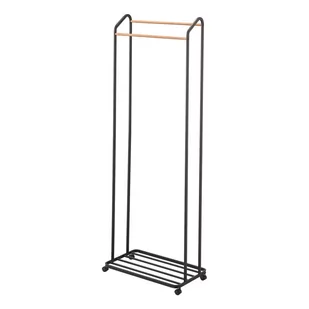 Czarny wieszak na kółkach YAMAZAKI Tower - Wieszaki i stojaki - miniaturka - grafika 1