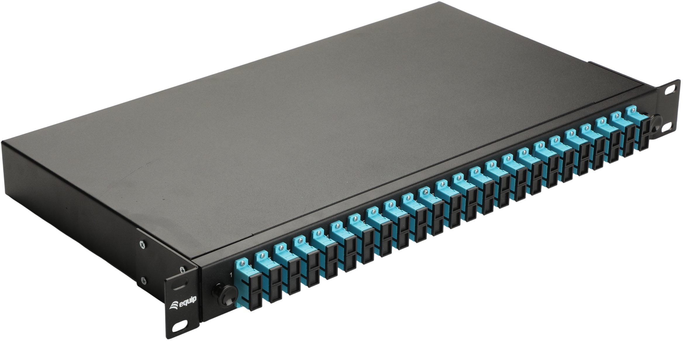 Equip Skrzynka światłowodowa 24-Port LC-Duplex OM3 1U kompletny czarny 337212