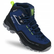 Buty trekkingowe męskie - Buty męskie trekkingowe Big Star z membraną OO174342 wodoodporne granat 41 - miniaturka - grafika 1