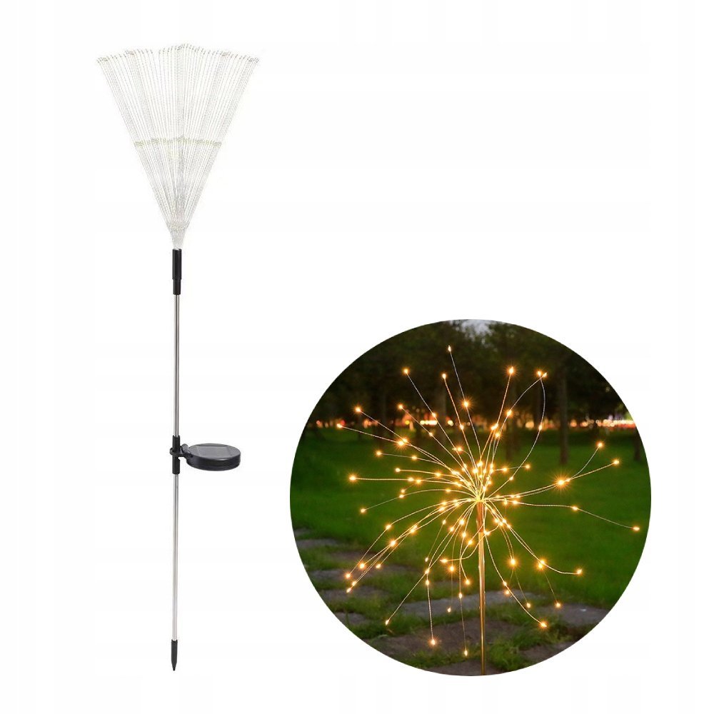 Lampka SOLARNA Ogrodowa KOLOROWA 200 LED ŚWIĄTECZNA DEKORACYJNA