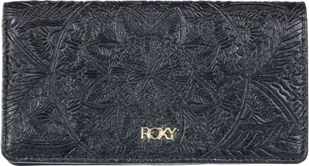 portfel damski ROXY CRAZY WAVE WALLET Anthracite - KVJ0 - Portfele - miniaturka - grafika 1