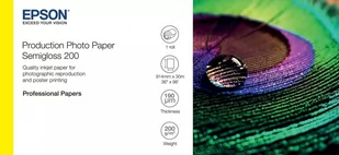 Epson Papier fotograficzny Production Photo Paper Semigloss 200 36&quot; x 30m 200g/m2 C13S450377 - Papier do drukarek - miniaturka - grafika 1